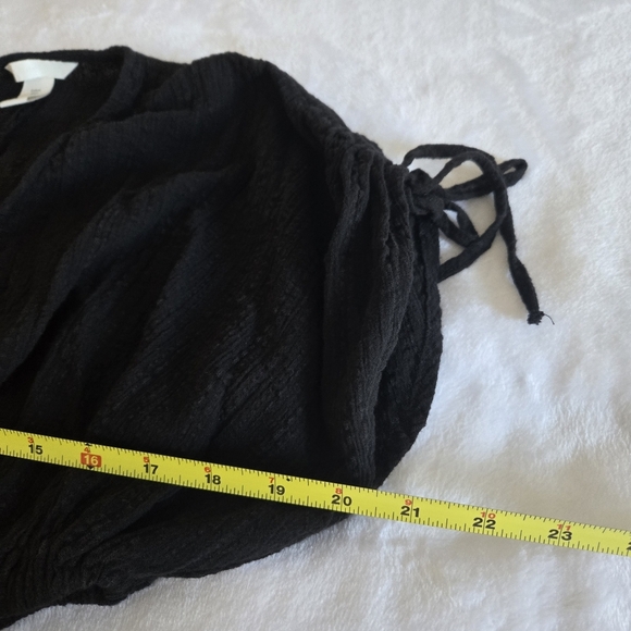 H&M Women's Black 1 Piece Cut Out Black Jumper Pant Suit Medium - Picture 10 of 12